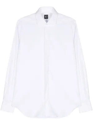 Chemise Xacus Taille 42 En Coton - Motif Vichy Bleu, Comme Neuve (occasion)