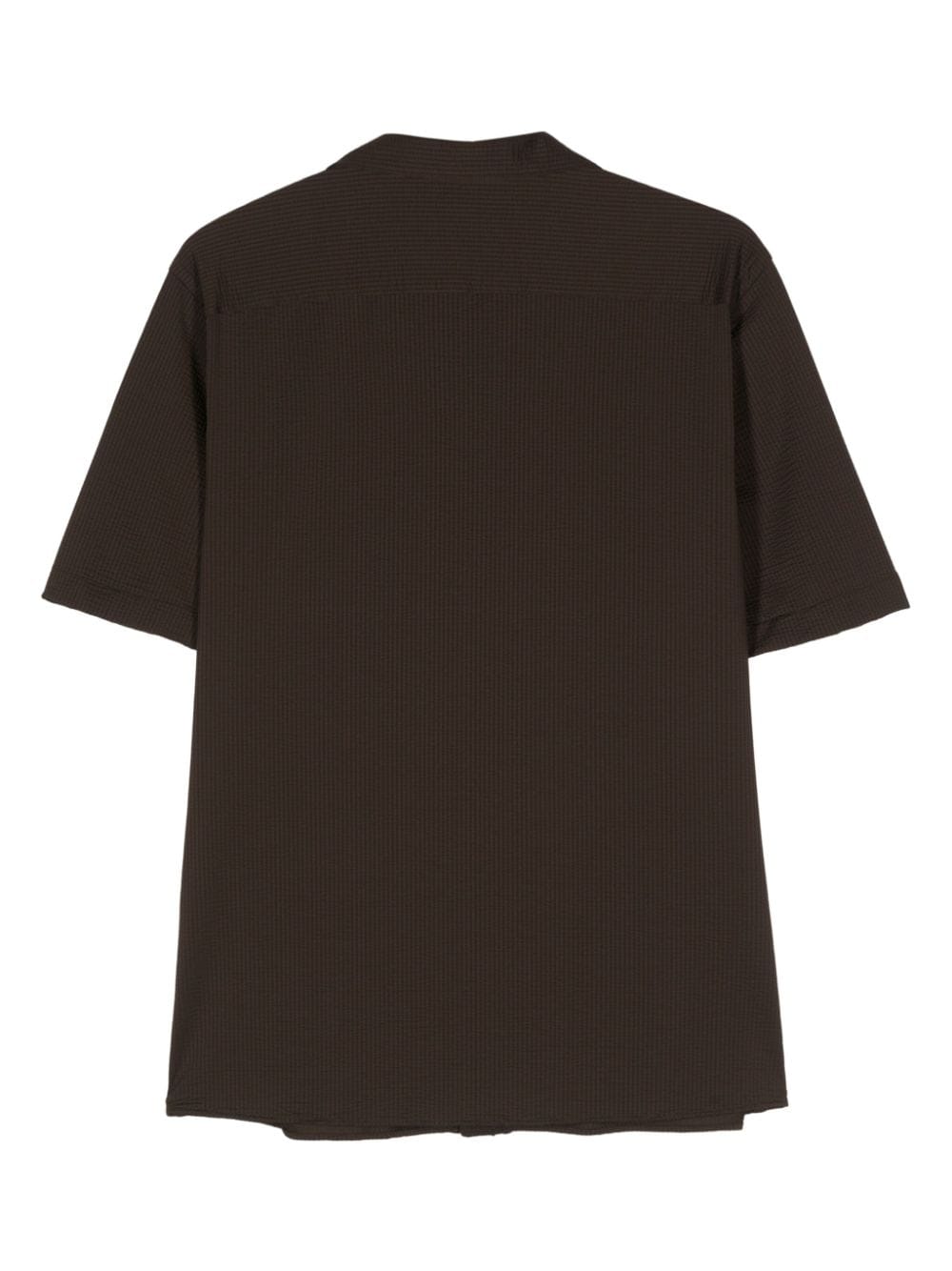 Xacus Gesmockt overhemd Bruin