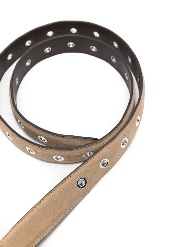 ベルト TOTEME Woman Belt Brown 234WLGBT044LE0004 040 TOTEME eyelet-embelishmet Leather Belt | Brown | FARFETCH