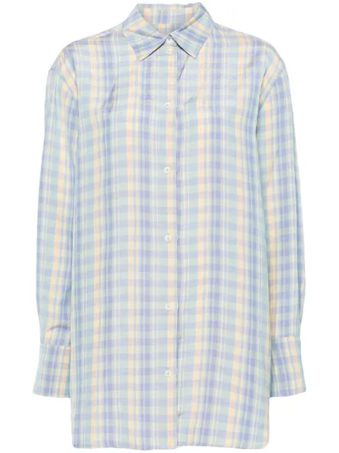 TOTEME plaid-check linen shirt 