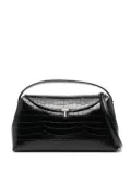 TOTEME T-lock leather top handle bag - Black
