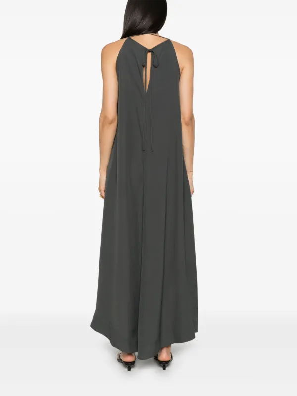 TOTEME A-line Maxi Dress | Grey | FARFETCH