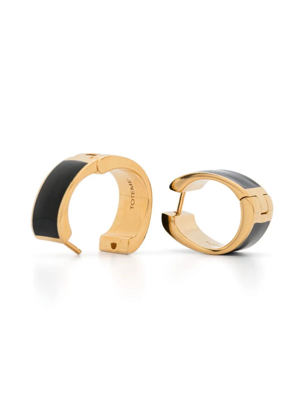 Totême Signature Hoops In Gold