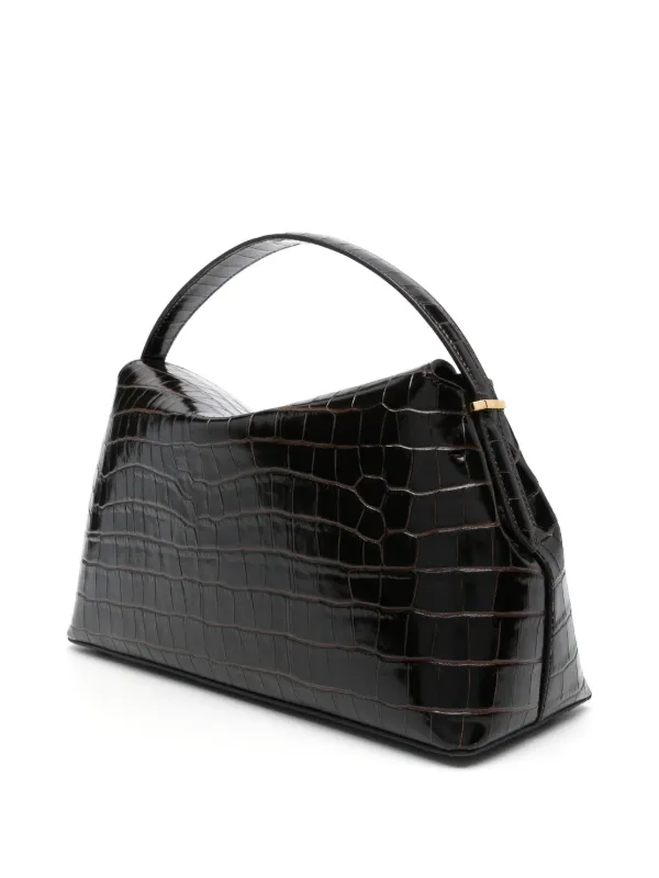 TOTEME T-Lock Top Handle Bag | Brown | FARFETCH