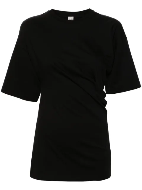 TOTEME asymmetric organic cotton T-shirt
