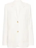 TOTEME single-breasted corduroy blazer - White