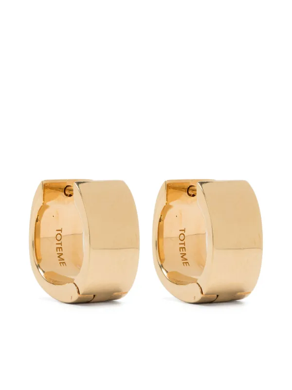 TOTEME Signature Hoops | Gold | FARFETCH IL