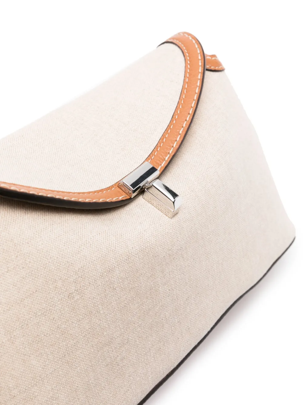 TOTEME T-Lock clutch Beige