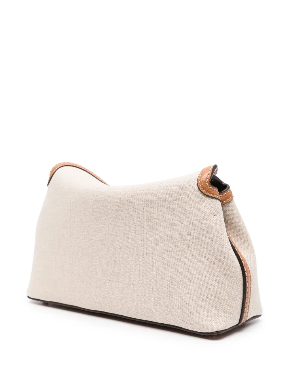 TOTEME T-Lock clutch Beige