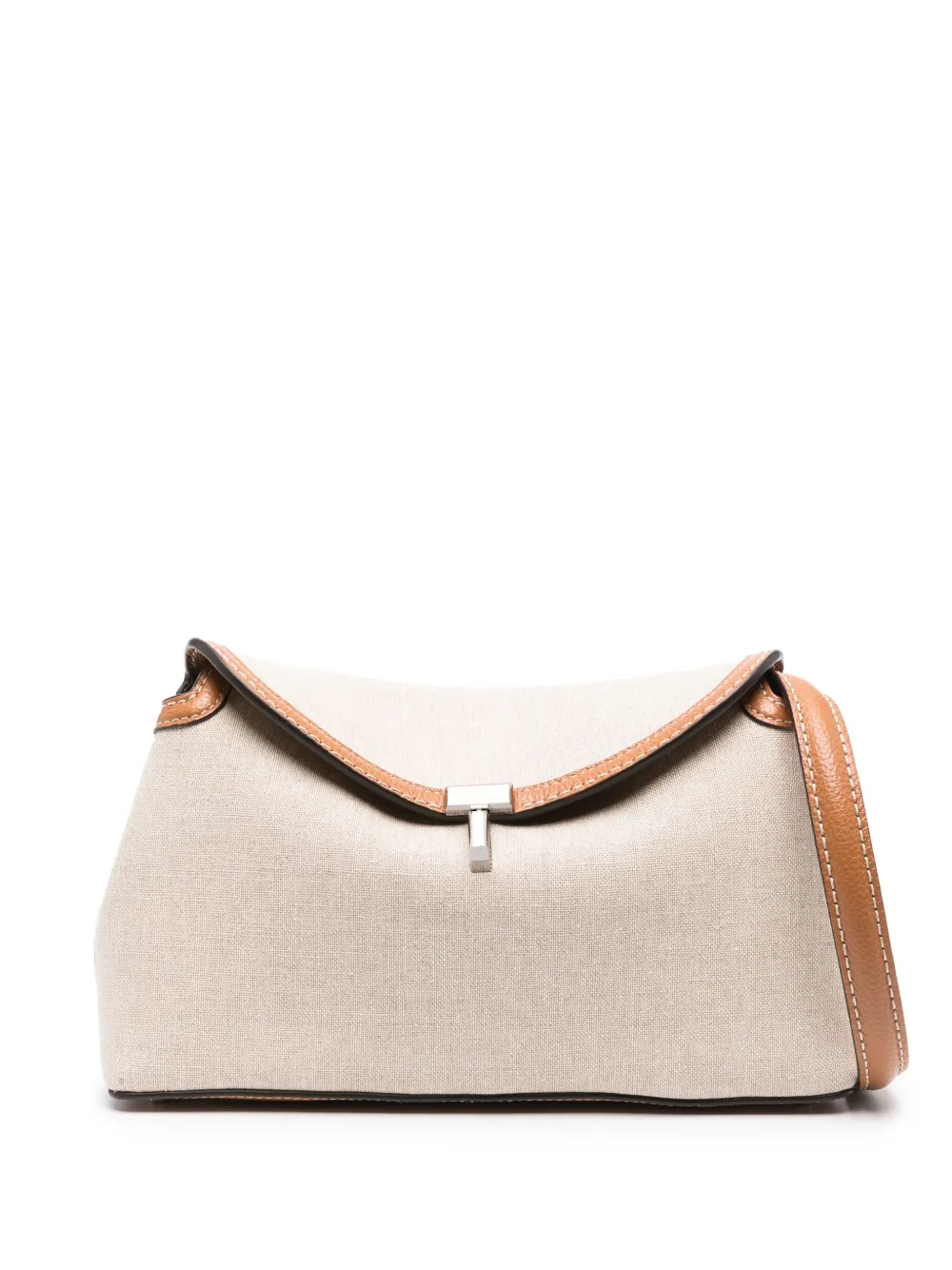 TOTEME T-Lock clutch Beige