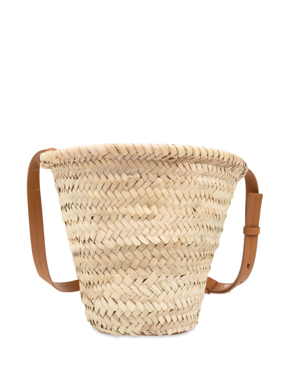 Shop Missoni Woven-raffia Bucket Bag In Neutrals