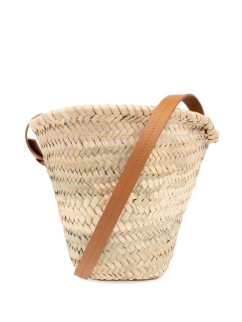 Missoni woven-raffia bucket bag
