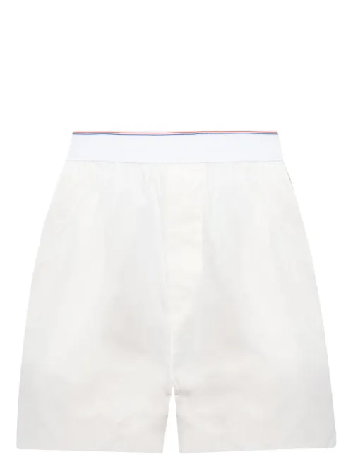 Short en coton avec ceinture à logo - Alexander Wang - Modalova