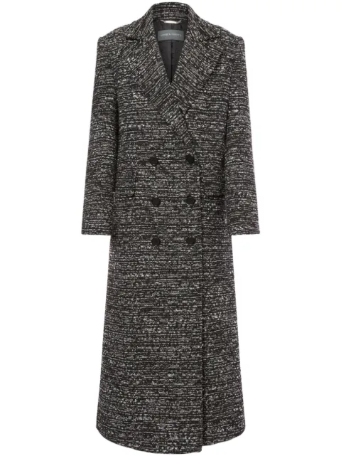 Alberta Ferretti double-breasted bouclé coat
