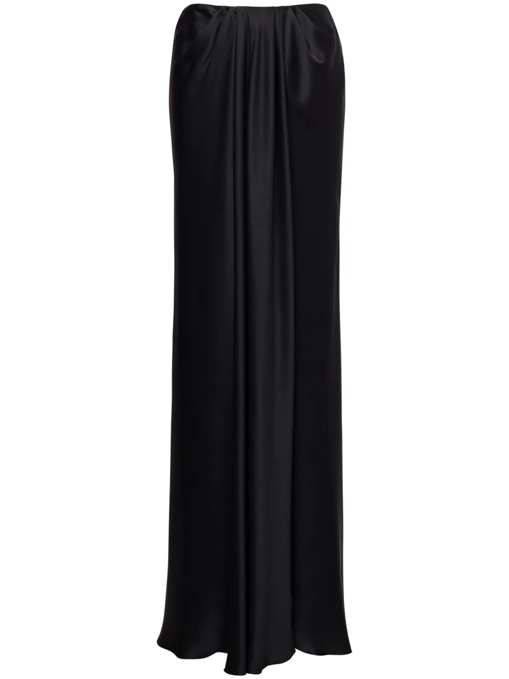 Alberta Ferretti Gedrapeerdee maxi-rok Zwart