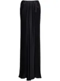 Alberta Ferretti draped maxi-skirt - Black