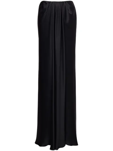 Alberta Ferretti draped maxi-skirt 