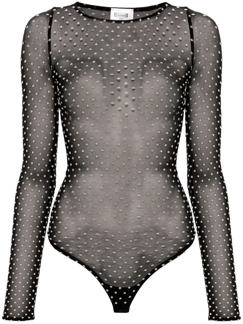 Wolford Point D'esprit-mesh Bodysuit