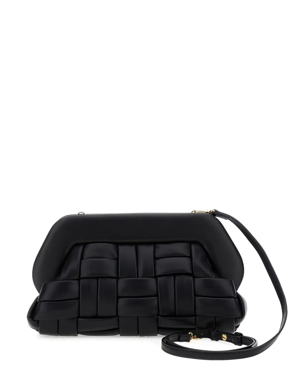 Themoirè Bios Clutch Bag In Black