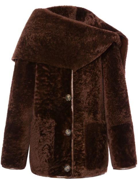 Alberta Ferretti sheepskin long coat