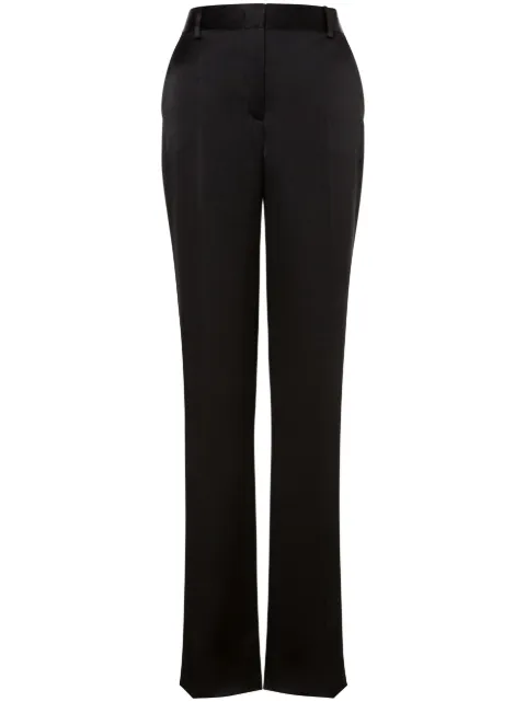 Alberta Ferretti tailored satin trousers