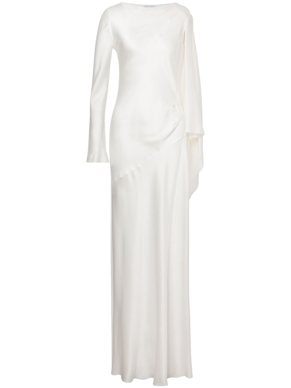 Alberta Ferretti asymmetric dress - White