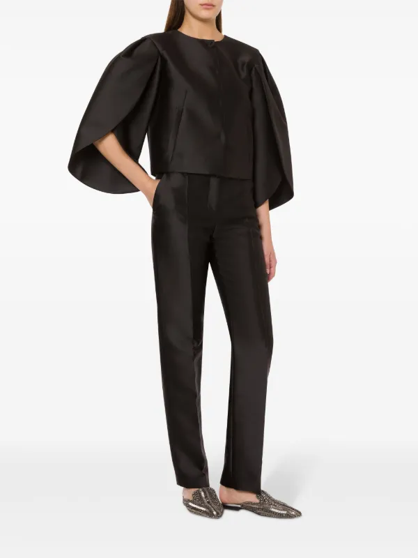 Alberta Ferretti Mikado ジャケット | ブラック | FARFETCH JP