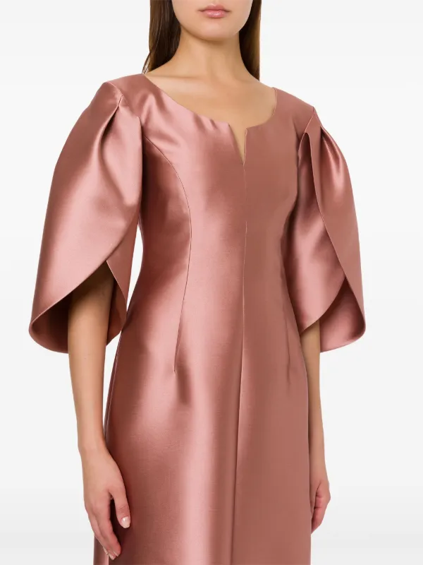 Alberta Ferretti ロングスリーブ ワンピース | ピンク | FARFETCH JP