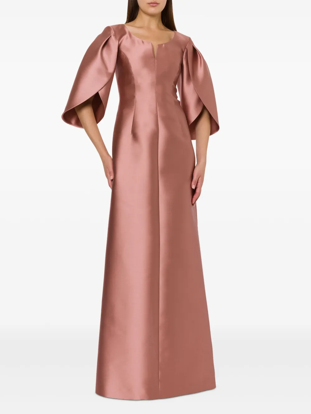 Alberta Ferretti Jurk met lange mouwen - Roze