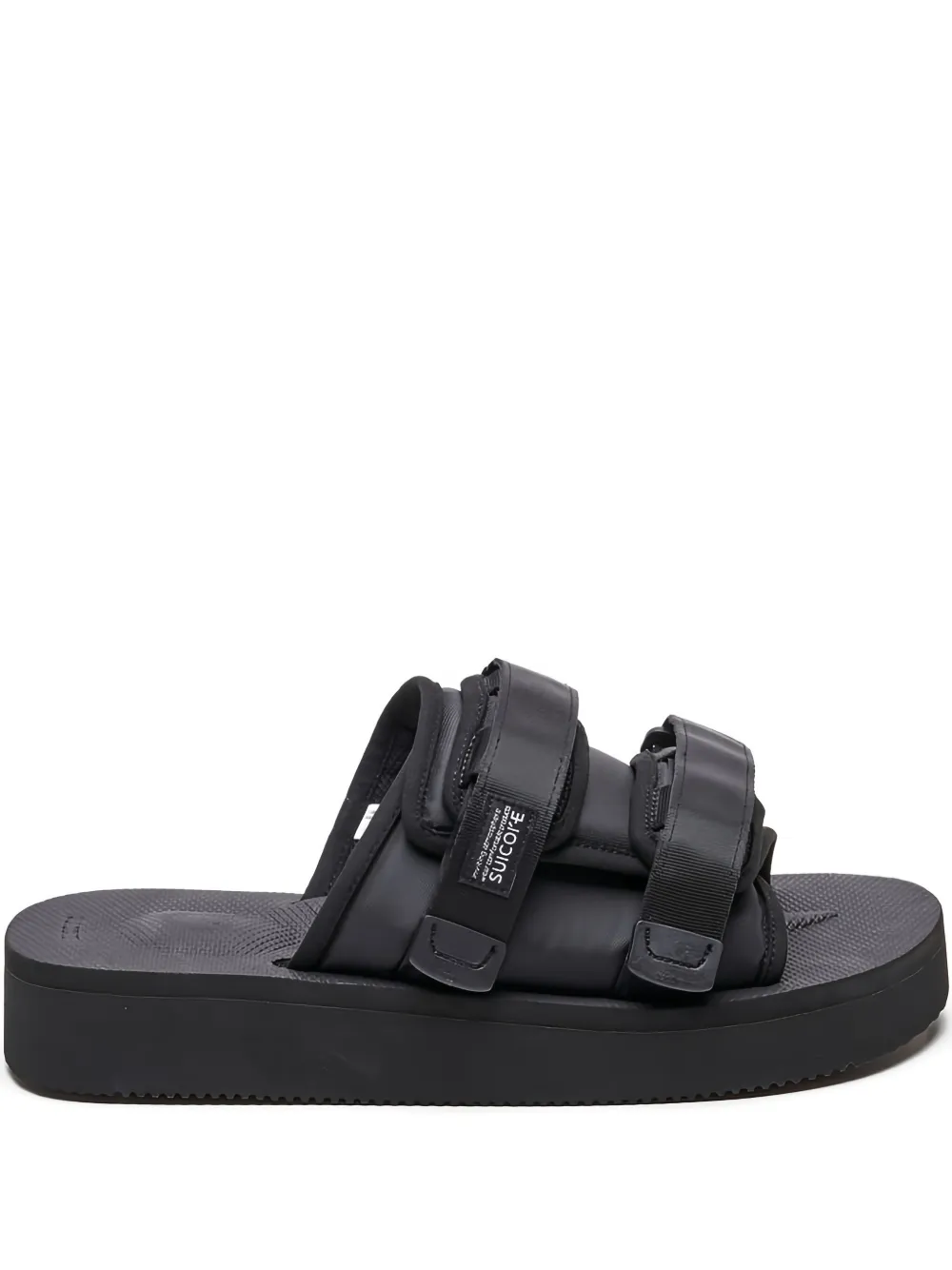 Suicoke Strap Platform Sandal In Black