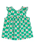 Bobo Choses Tomato-print organic cotton dress - Neutrals