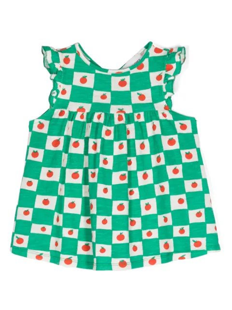 Bobo Choses Tomato-print organic cotton dress