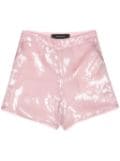 Federica Tosi sequin-embellished shorts - Pink