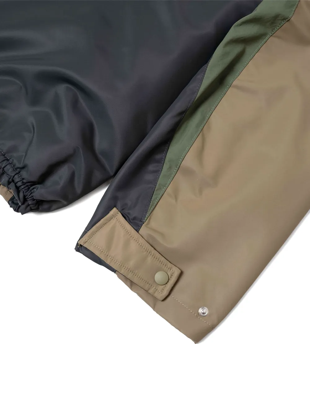Yoshiokubo Patchwork Zip-up Jacket In Green