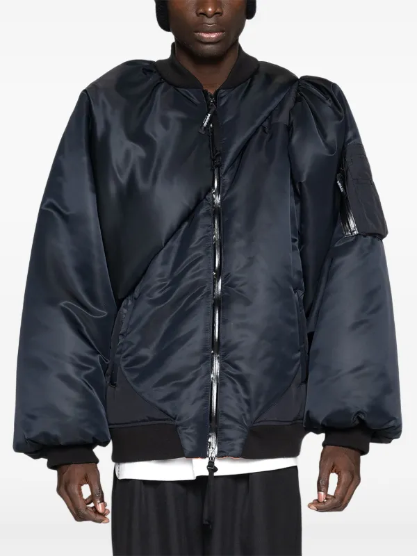 Yoshiokubo satin-finish Jacket | Black | FARFETCH GE