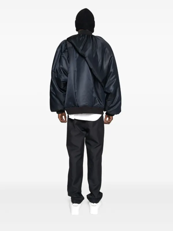 Yoshiokubo サテン ジャケット | ブラック | FARFETCH JP