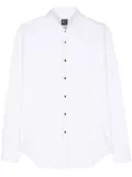 Xacus cutaway-collar poplin shirt - White