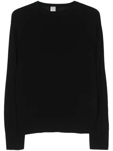 TOTEME crew-neck long-sleeve jumper