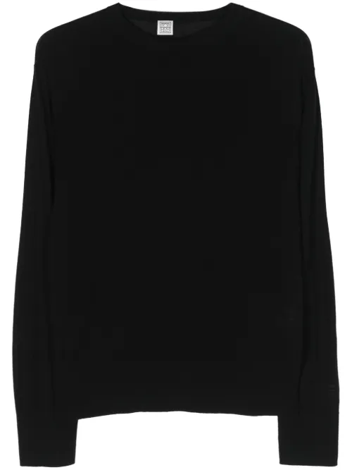 TOTEME pull à col rond - Noir - TOTEME - Modalova