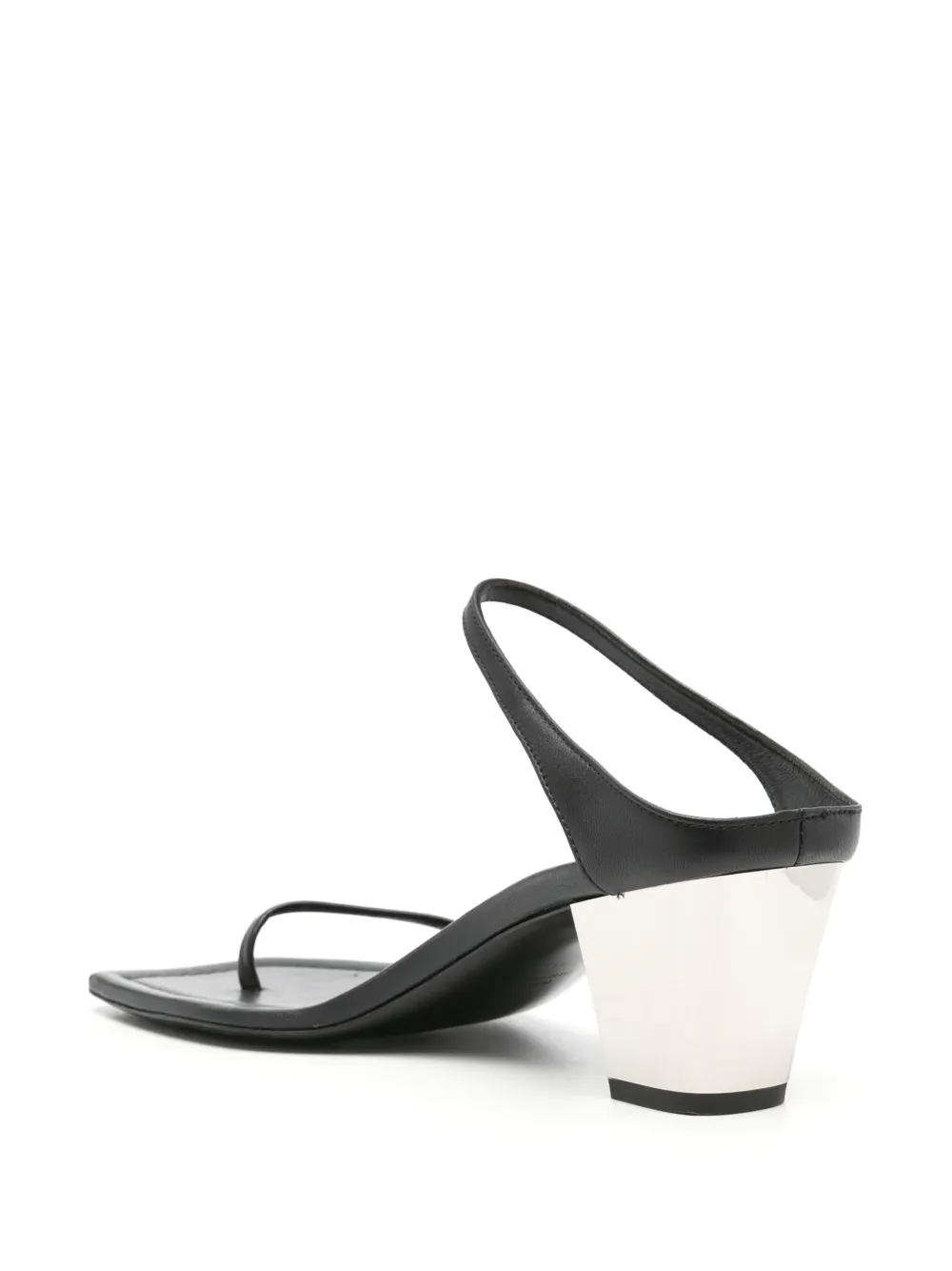 Shop Totême City 60mm Leather Mules In Black