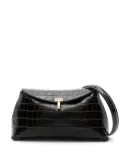 TOTEME T-Lock clutch bag - Brown