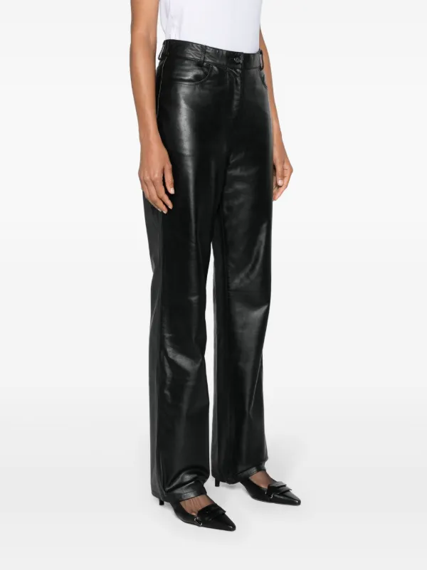 【関税込み】TOTEME Leather pants Toteme Tapered leather pants Toteme