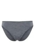 TOTEME mélange-effect bikini bottom - Grey