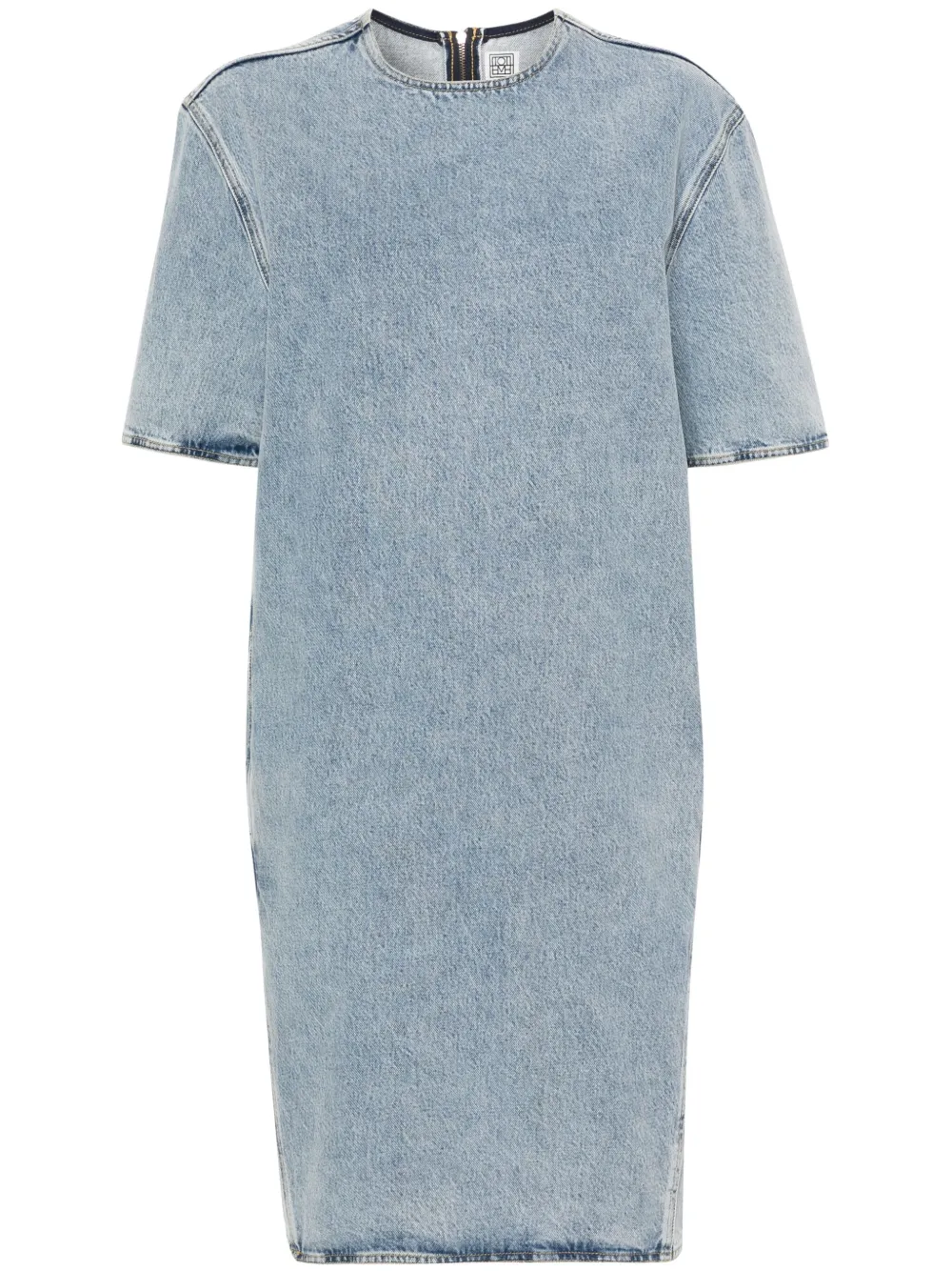 TOTEME Abitomidi denim a maniche corte - Blu