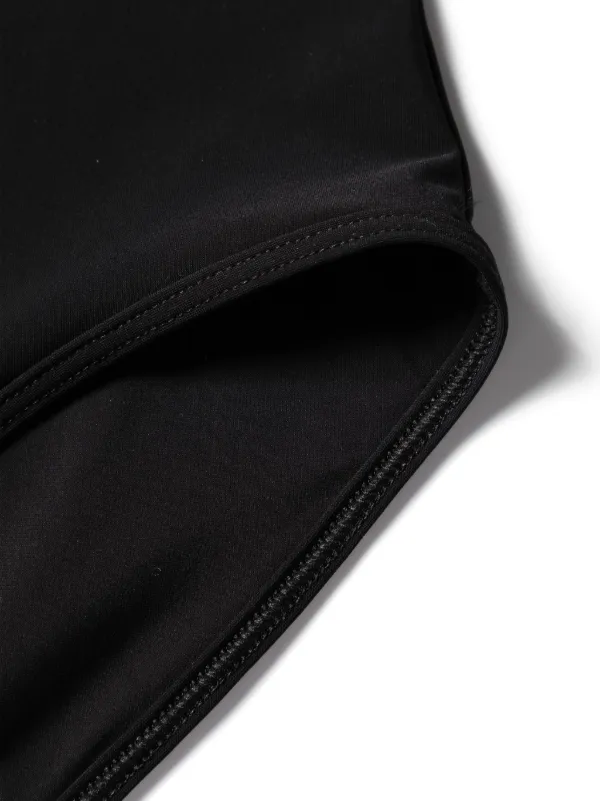 TOTEME Underwire half-cup Swimsuit | Black | FARFETCH JO