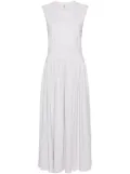 TOTEME mélange-effect jersey midi dress - Grey