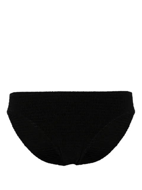 TOTEME bikini bottom fruncido con tiro medio