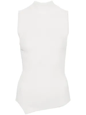 Low Classic Hole Point Tank Top | Yellow | FARFETCH JO