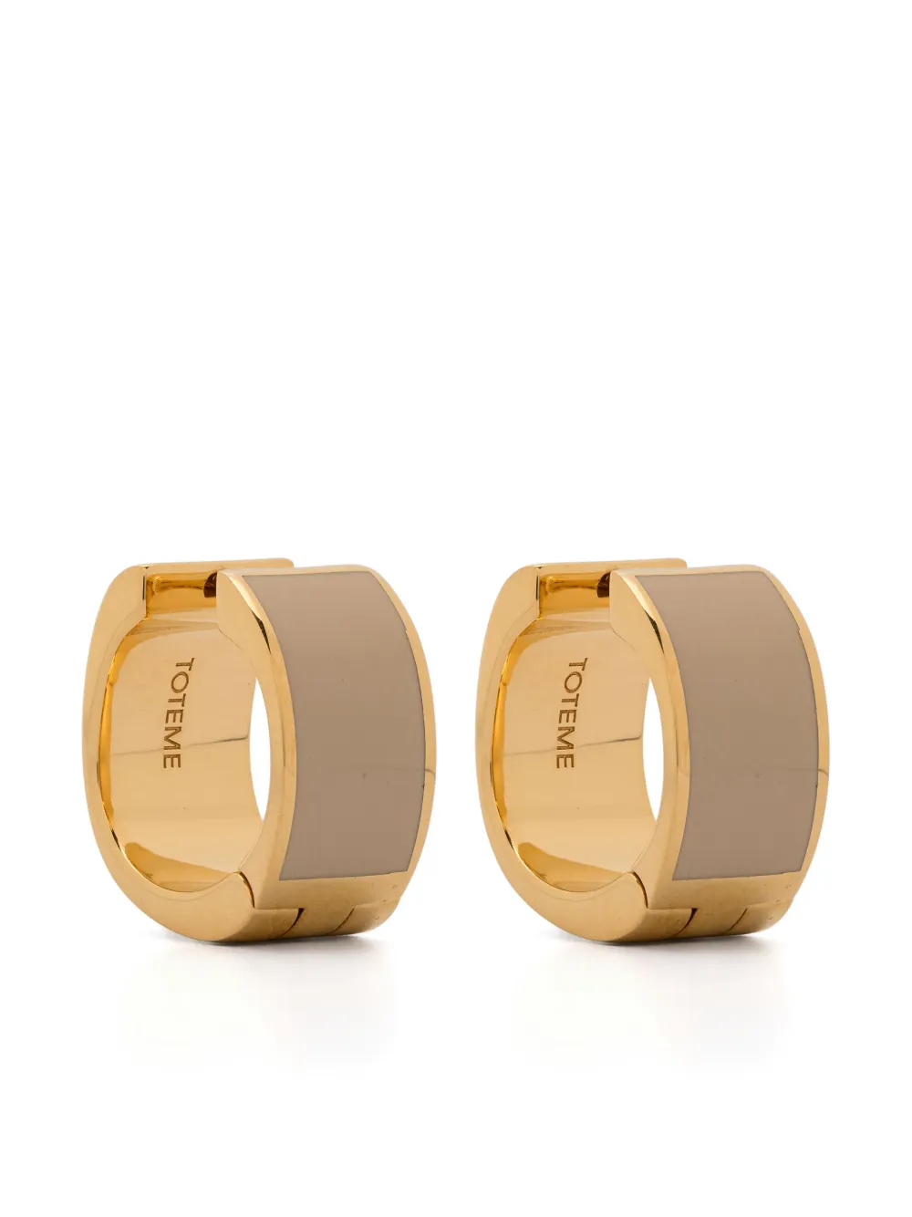 TOTEME Orecchini a cerchio Signature - Oro
