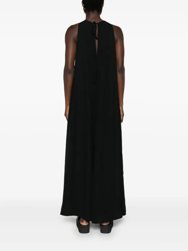 【関税込み】TOTEME ブラック＆オレンジ スモッキング トップス TOTEME Kyro Crepe Maxi Dress | Black | FARFETCH